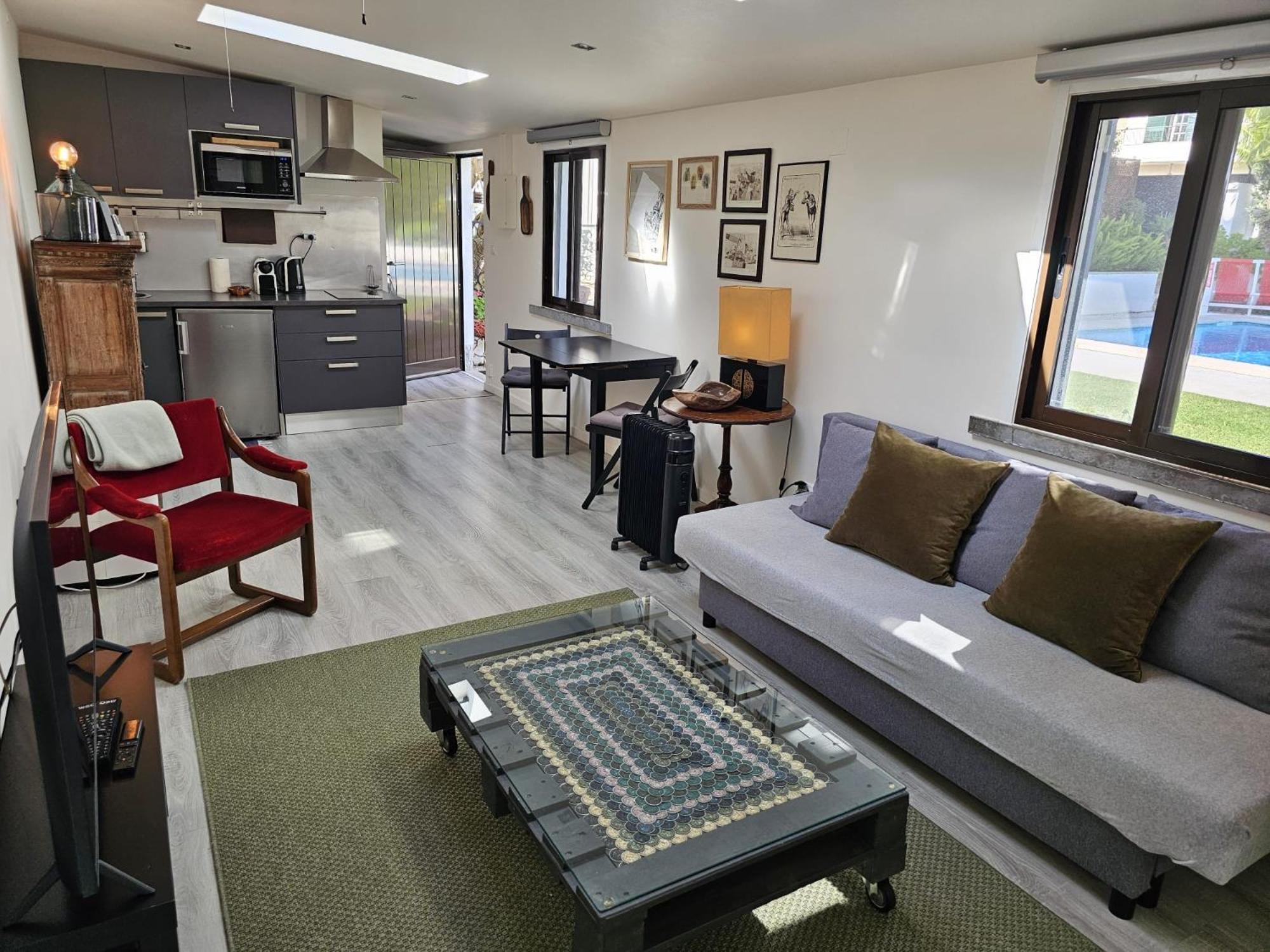 Charming Cozy Studio With Garden & Pool كاسكايس المظهر الخارجي الصورة